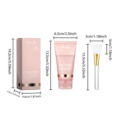 Korean Collagen Face Mask + Free Brush