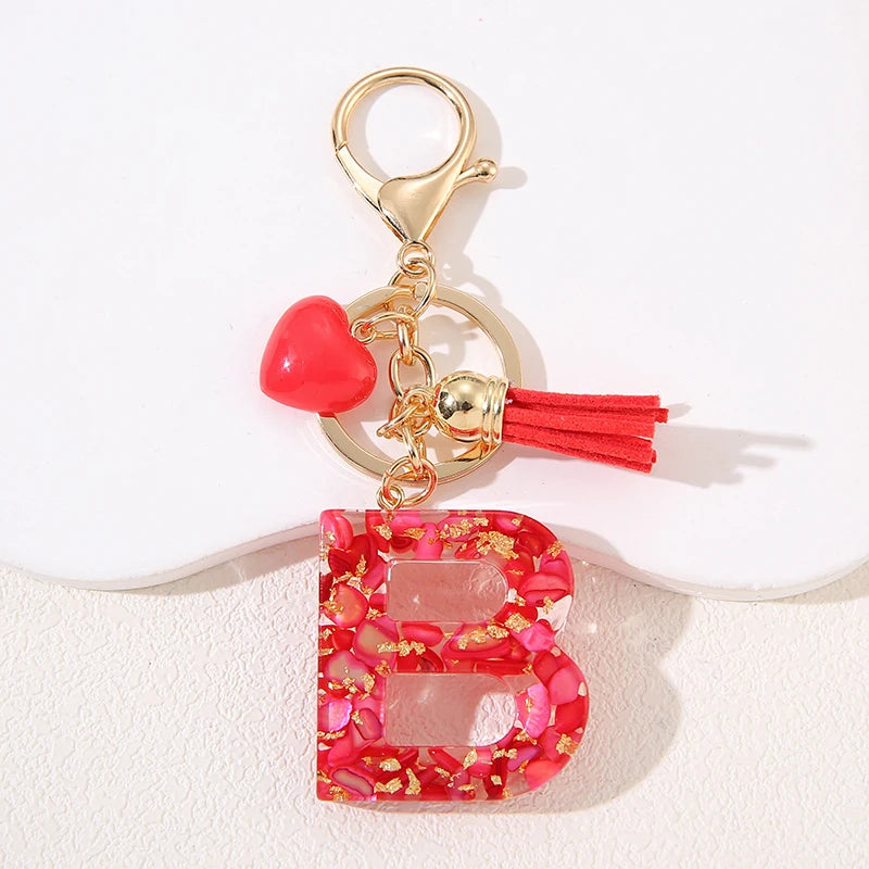 Rose Gold Alphabet Tassel