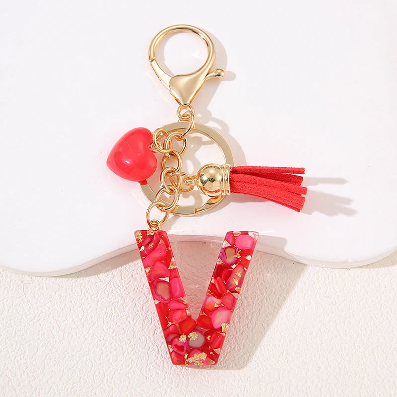 Rose Gold Alphabet Tassel