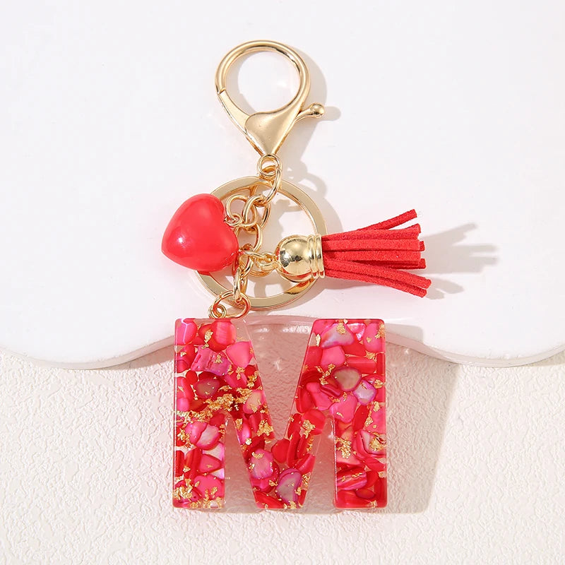 Rose Gold Alphabet Tassel