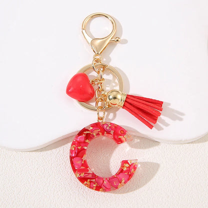 Rose Gold Alphabet Tassel