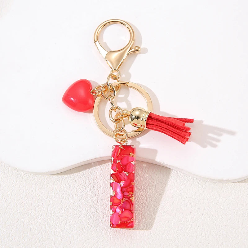 Rose Gold Alphabet Tassel