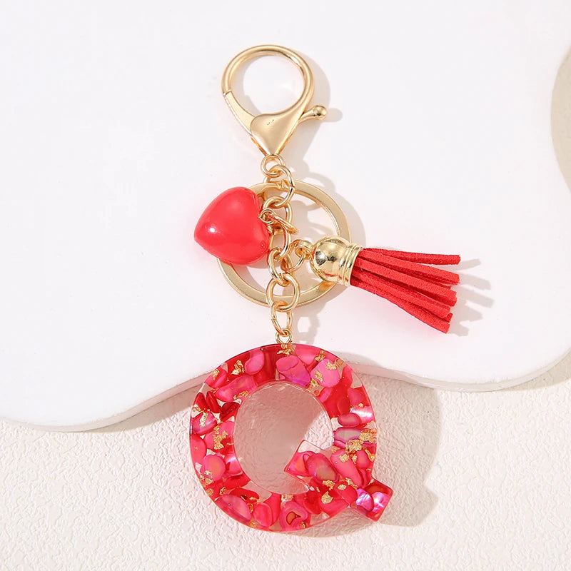 Rose Gold Alphabet Tassel