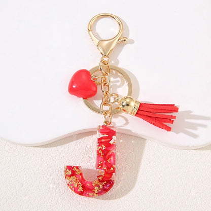 Rose Gold Alphabet Tassel