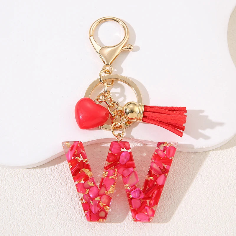 Rose Gold Alphabet Tassel
