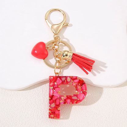 Rose Gold Alphabet Tassel