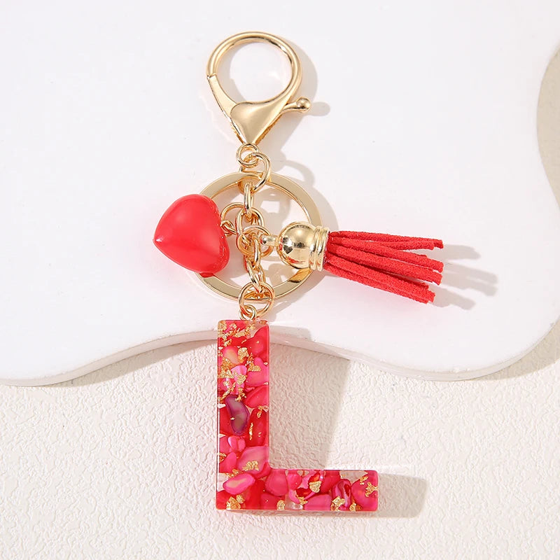 Rose Gold Alphabet Tassel