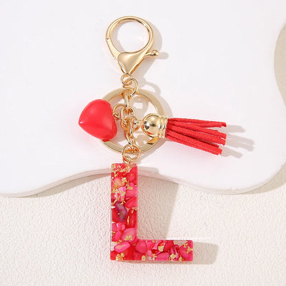 Rose Gold Alphabet Tassel