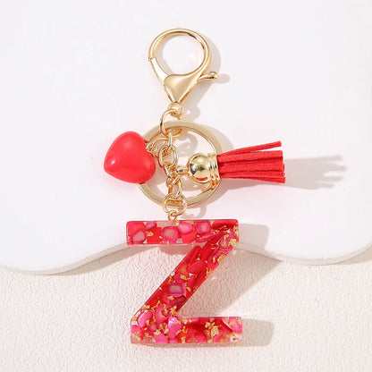 Rose Gold Alphabet Tassel