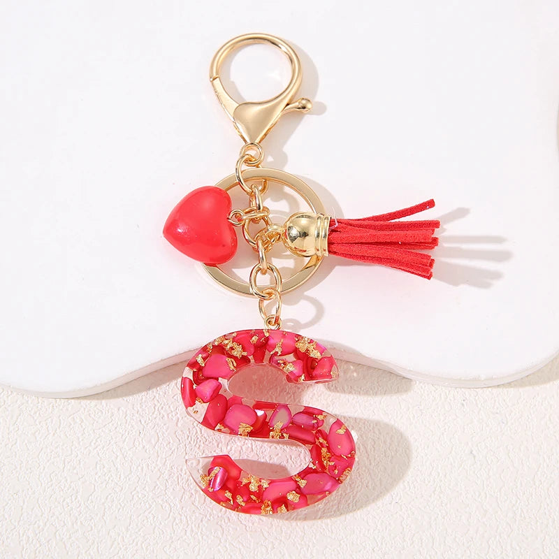 Rose Gold Alphabet Tassel