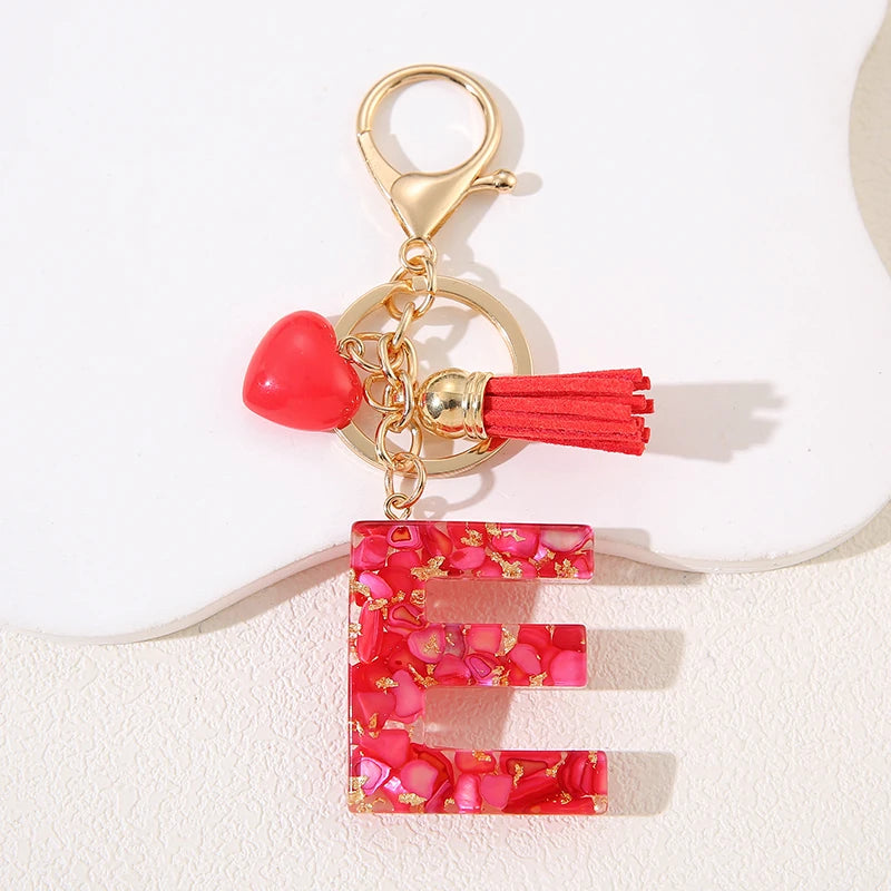Rose Gold Alphabet Tassel