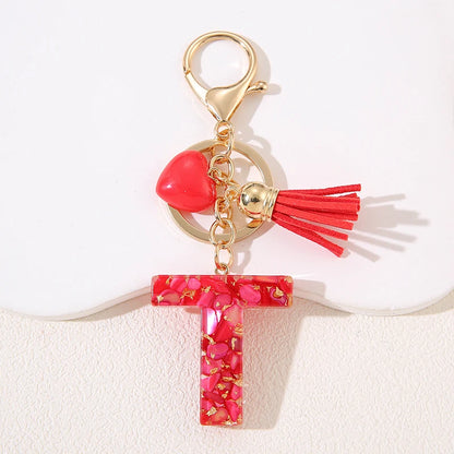 Rose Gold Alphabet Tassel