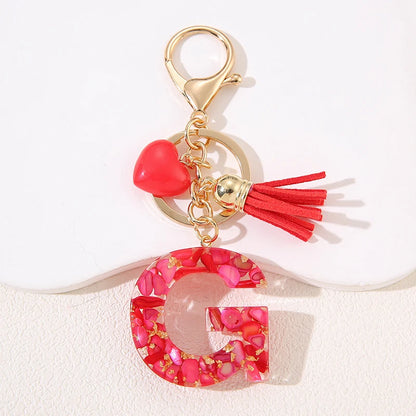 Rose Gold Alphabet Tassel