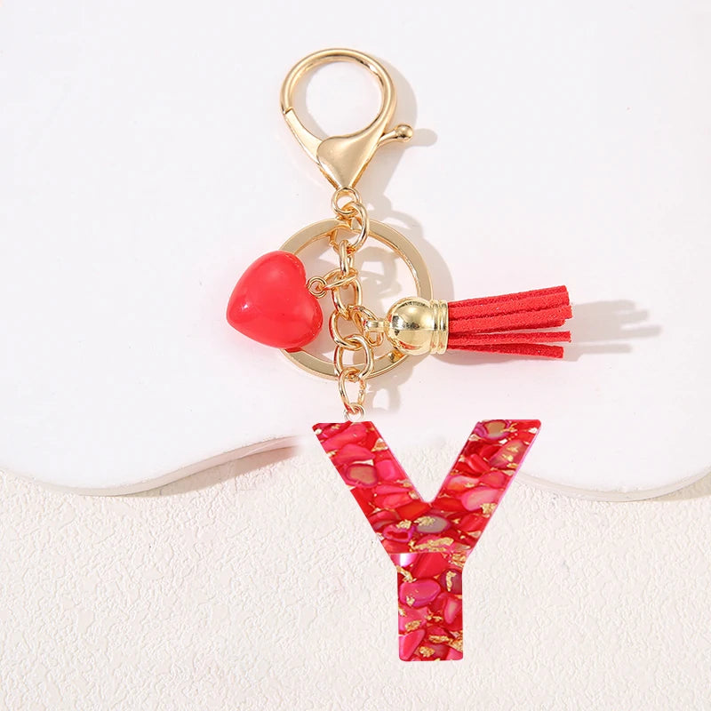 Rose Gold Alphabet Tassel