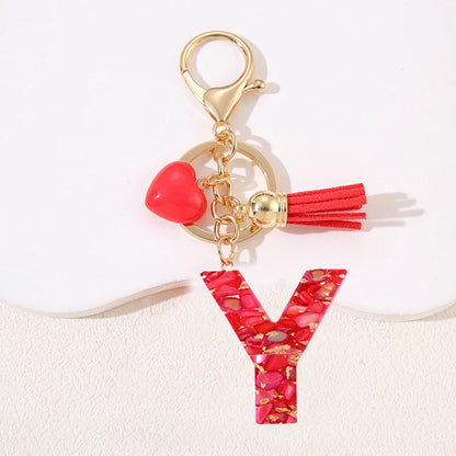 Rose Gold Alphabet Tassel