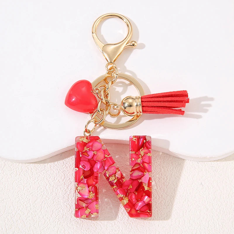 Rose Gold Alphabet Tassel