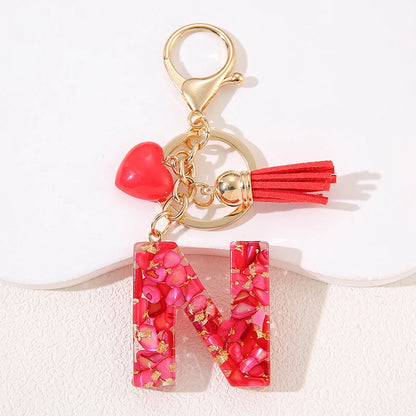 Rose Gold Alphabet Tassel