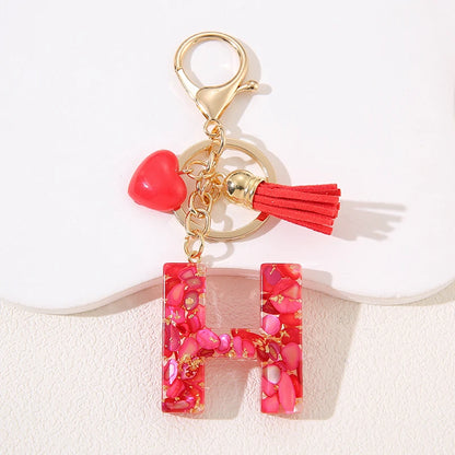Rose Gold Alphabet Tassel