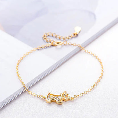 Gold Dog Bracelet