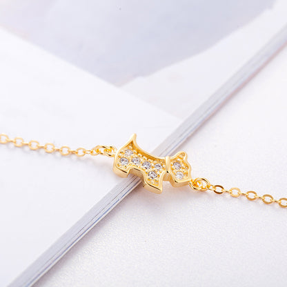 Gold Dog Bracelet